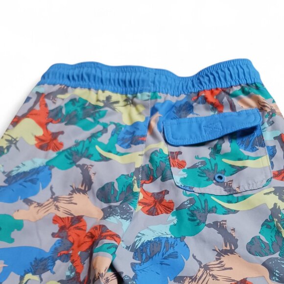 Wonder Nation Boys' Swim Shorts  Size 8M  Dinosaur Print Eco-Friendly Mesh Lined - Picture 6 of 11